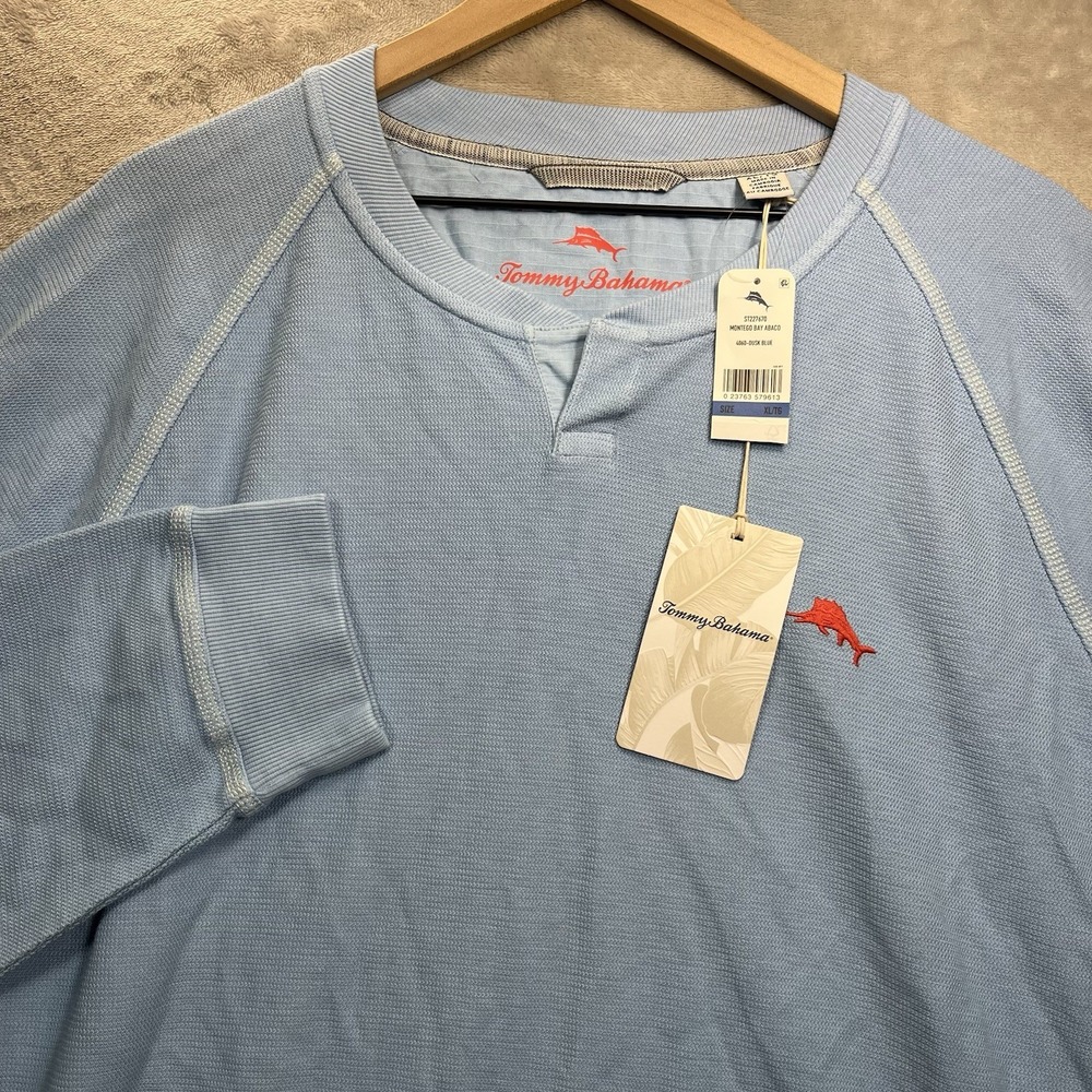 Tommy Bahama MONTEGO BAY ABACO Sweatshirt Blue XL NEW
